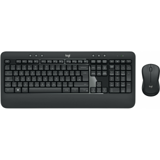 Logitech MK540 Advanced Tastatur und Maus wireless combo QWERTZ Black